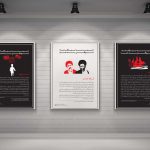 مجموعه پوستر نمایشگاهی سایه روشن